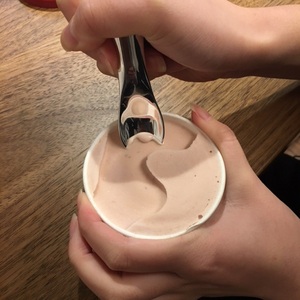 アイスクリームに使用