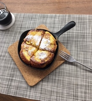 ミニパンで焼いたフレンチトースト